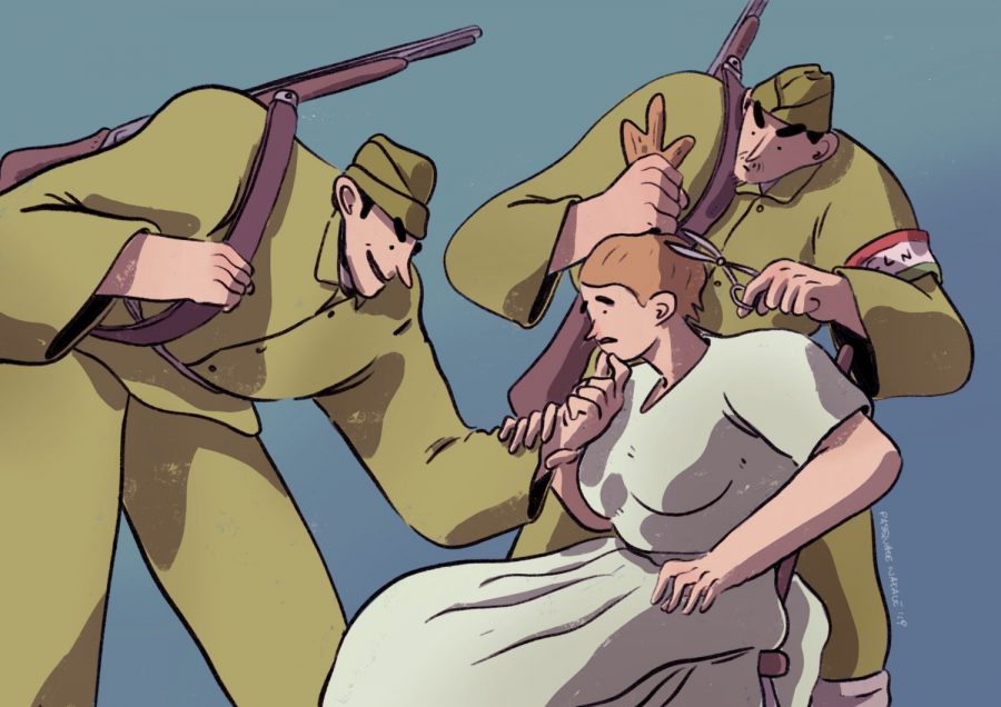 67. La tosatura di una donna fascista (1947)