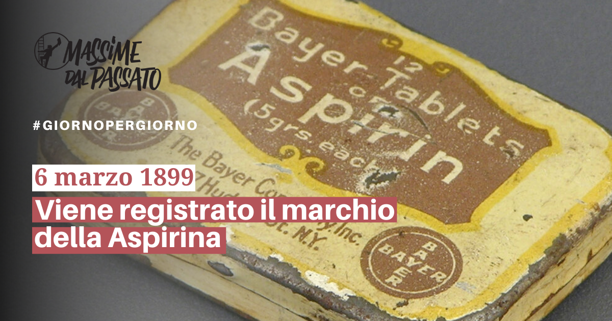 6 Marzo 1899 – Viene registrato il marchio della \