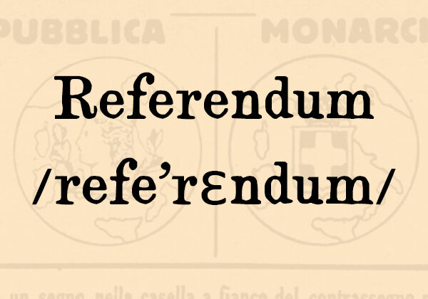 Referendum, s.m.
