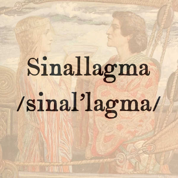 Etimologia di Sinallagma, s.m.