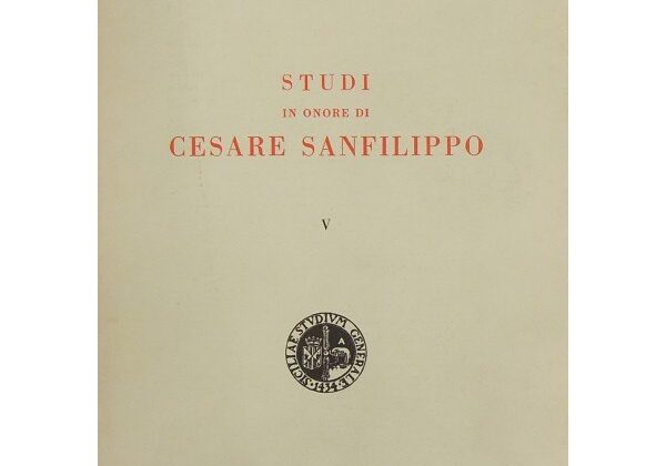 27 Agosto 2000 – Muore Cesare Sanfilippo