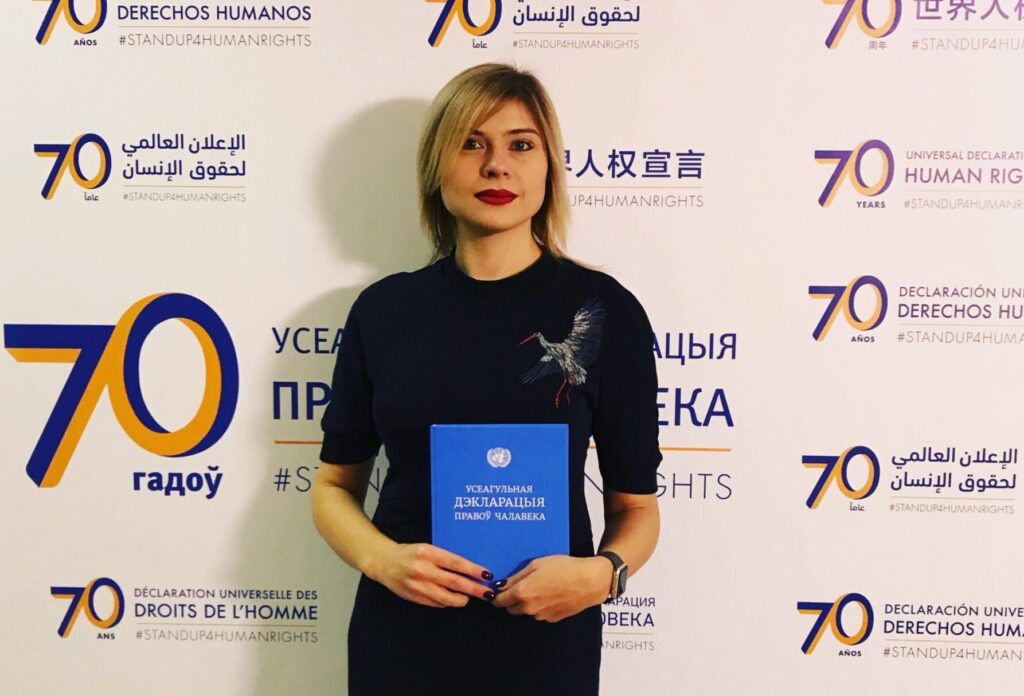 Victoria Fedorova è a capo dell'organizzazione bielorussa per i diritti umani 