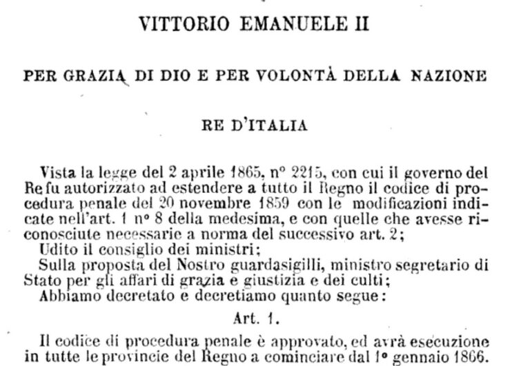 Differenza Tra Codice Penale E Procedura Penale