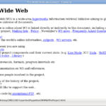 13 novembre 1990 - Viene scritta la prima pagina del World Wide Web