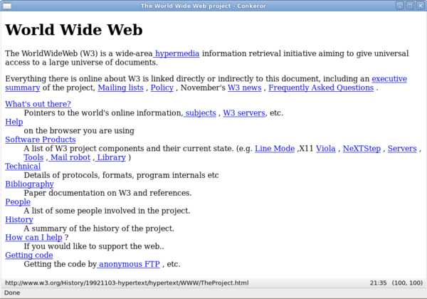 13 novembre 1990 – Viene scritta la prima pagina del World Wide Web