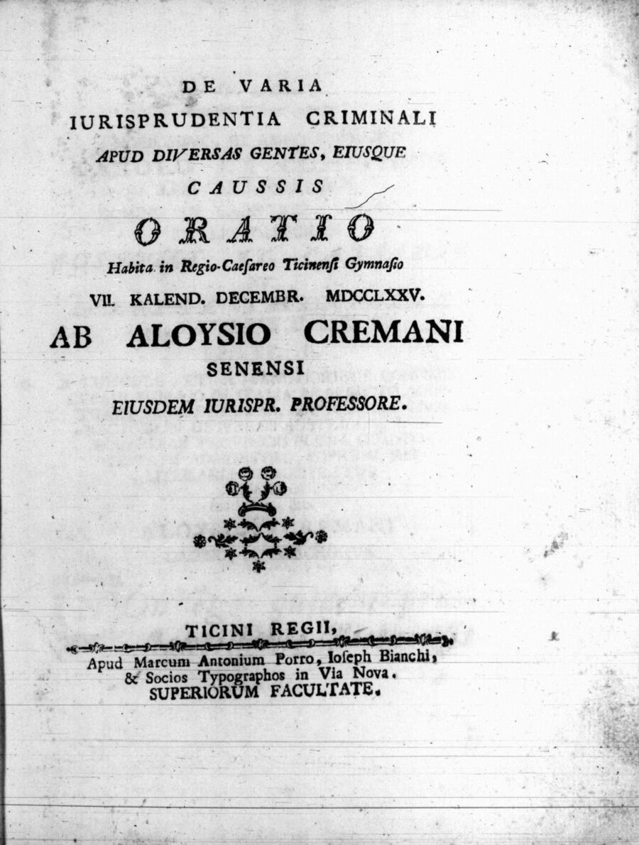 17 febbraio 1748- Nasce Luigi Cremani