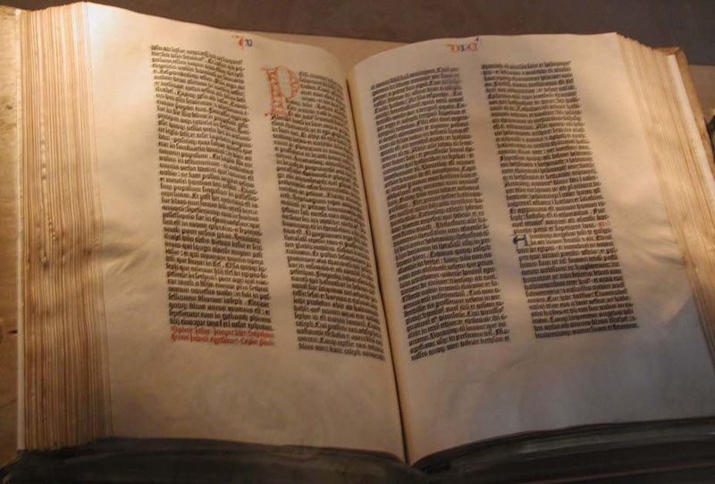 23 febbraio 1455 – Pubblicata la Bibbia di Gutenberg