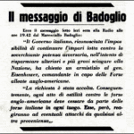 8 Settembre 1943 - Il proclama Badoglio
