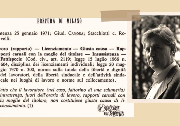 Il garzone, il salumaio e la giustizia secondo Canosa